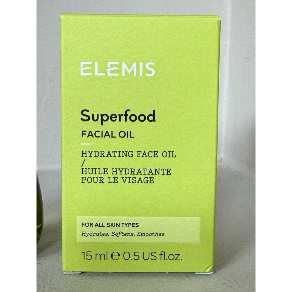 Elemis Superfood Facial Oil 15ml/0.5oz New In Box Free Shipping